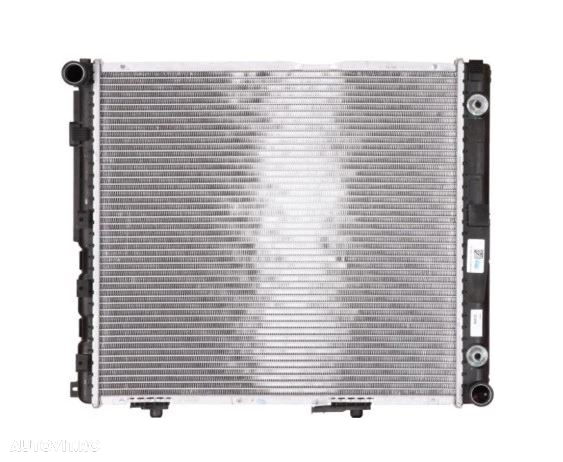 Radiator racire Mercedes Clasa E 124, 06.1988-05.1996, 250D Turbo/E250 Turbodiesel, motor 2.5 TD, 93 kw, diesel, cutie manuala/automata, cu/fara AC, 532x488x34 mm, SRLine, aluminiu/plastic