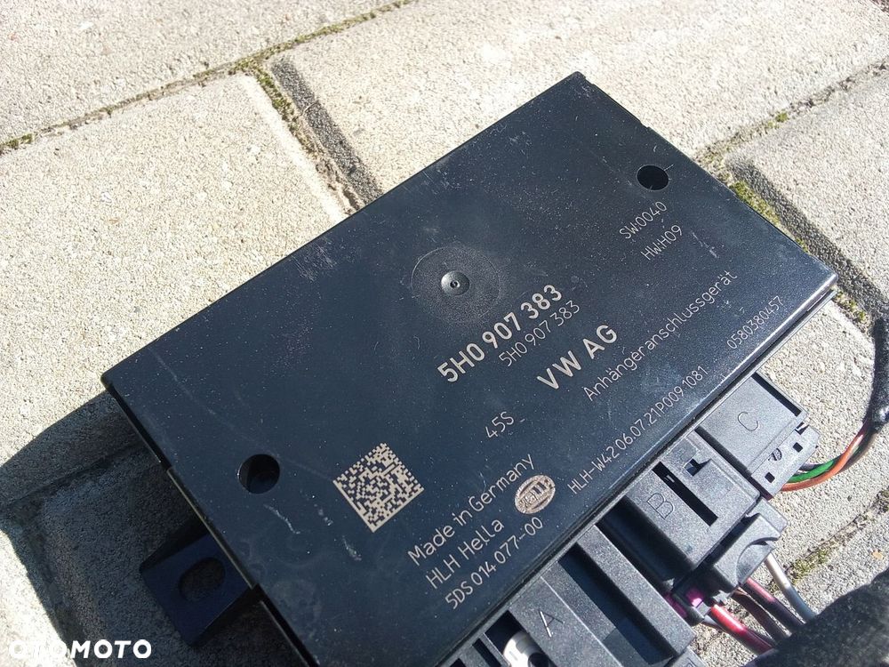 EU MODUŁ STEROWNIK HAKA VW CADDY IV V 20- GOLF INNE 5H0907383 - 2