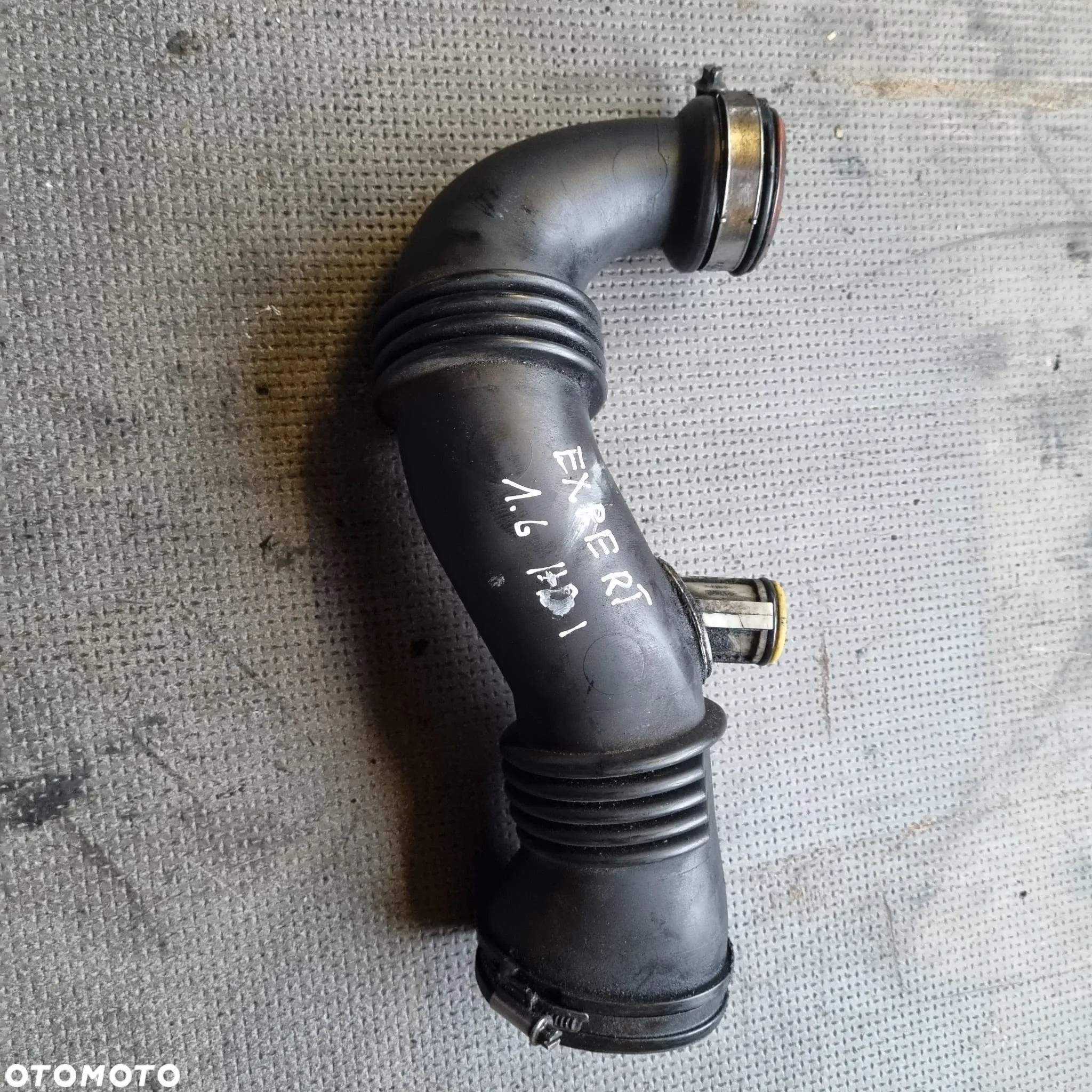 Przewód rura intercoolera fiat scudo II expert jumpy 1.6 hdi  9656953690 - 3