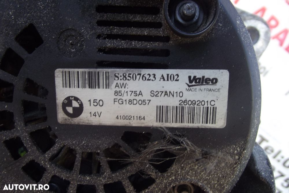 Alternator BMW 2.0 E87 E91 E92 E90 E60 e61 F10 N47 dezmembrez BMW - 1