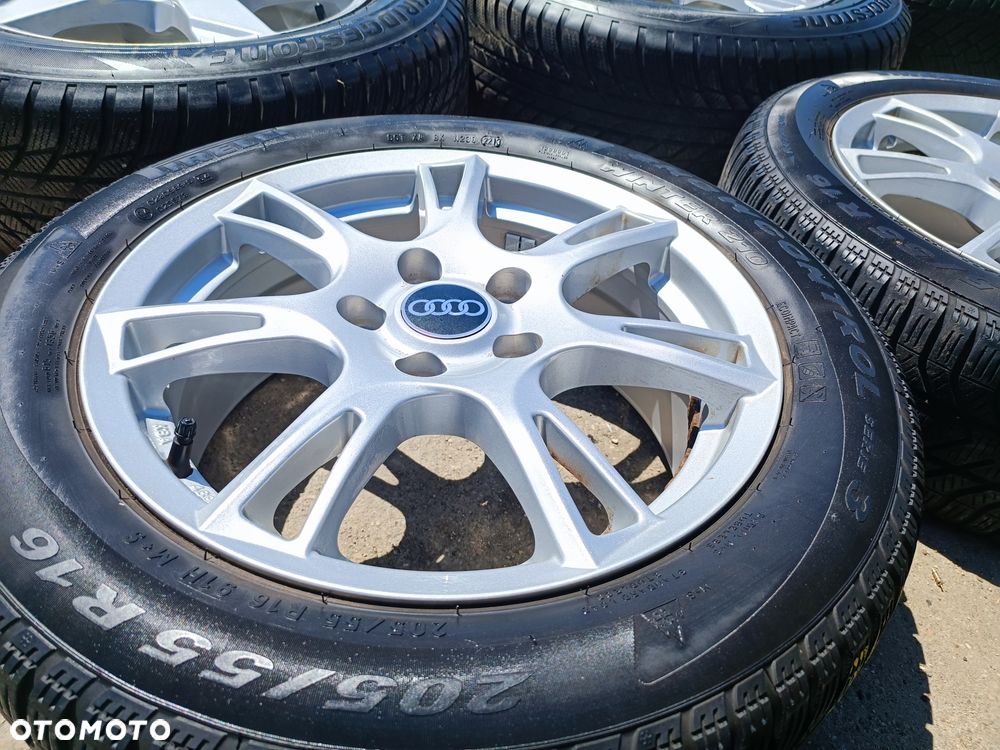 5x112 Felgi Aluminiowe Alufelgi 16 Koła Zimowe Zima VW GOLF 5 6 7 TOURAN SHARAN CADDY JETTA PASSAT B5 B6 B7 AUDI A4 B5 B6 B7 A6 C5 A3 8P 8V SEAT ALHAMBRA altea EXEO LEON TOLEDO SKODA OCTAVIA 2 3 SUPERB 5mm Legnica ALU-RAD 205/55 - 8