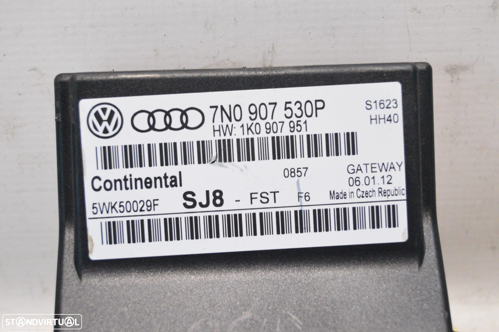 CENTRALINA CONTROL UNIDADE COMANDO VW VOLKSWAGEN SHARAN II 2 MK2 1K0907951 7N0907530P 7N0907530 SEAT ALHAMBRA MODULO ELETRONICO GATEWAY - 3