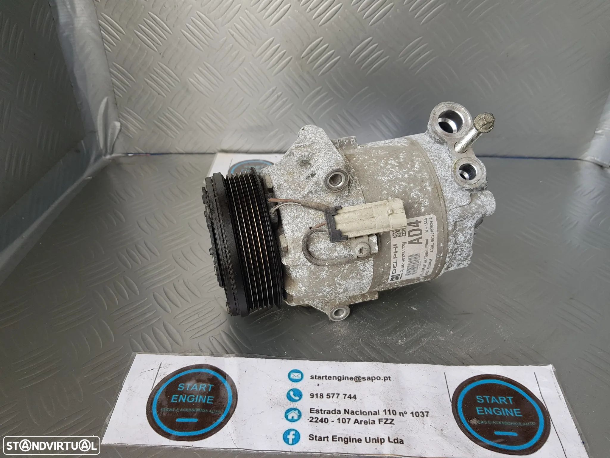 Compressor Ar condicionado Opel 1.7 CDTI Astra H Zafira Combo - 1