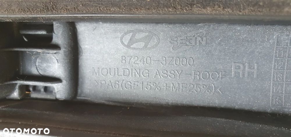 Reling dachowy prawy Hyundai i40 87240-3Z000 - 6