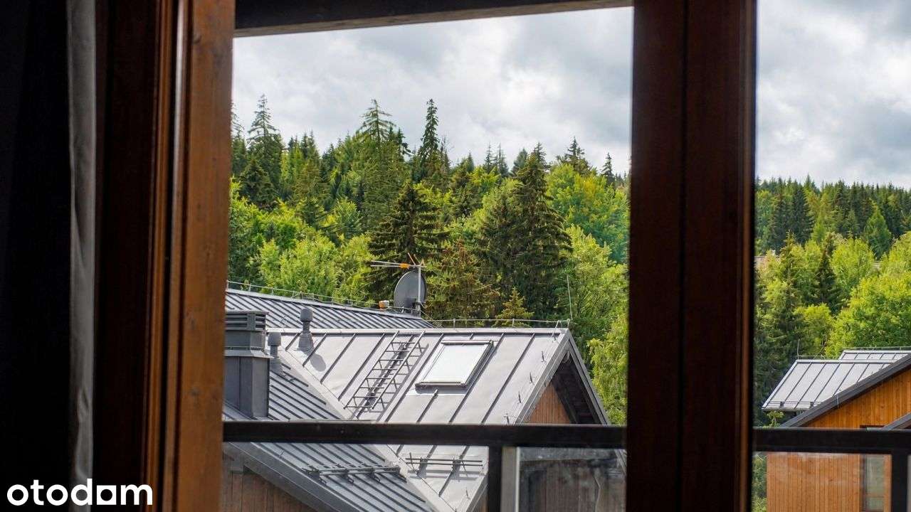 Piękny widok na Izery, duży zadaszony balkon!