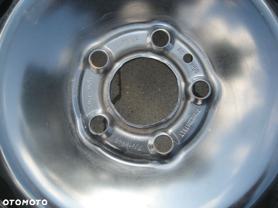 volvo v70 lift 04-07r koło dojazdowe opona 16x7j et49 5x108 9173122 opona continental - 2
