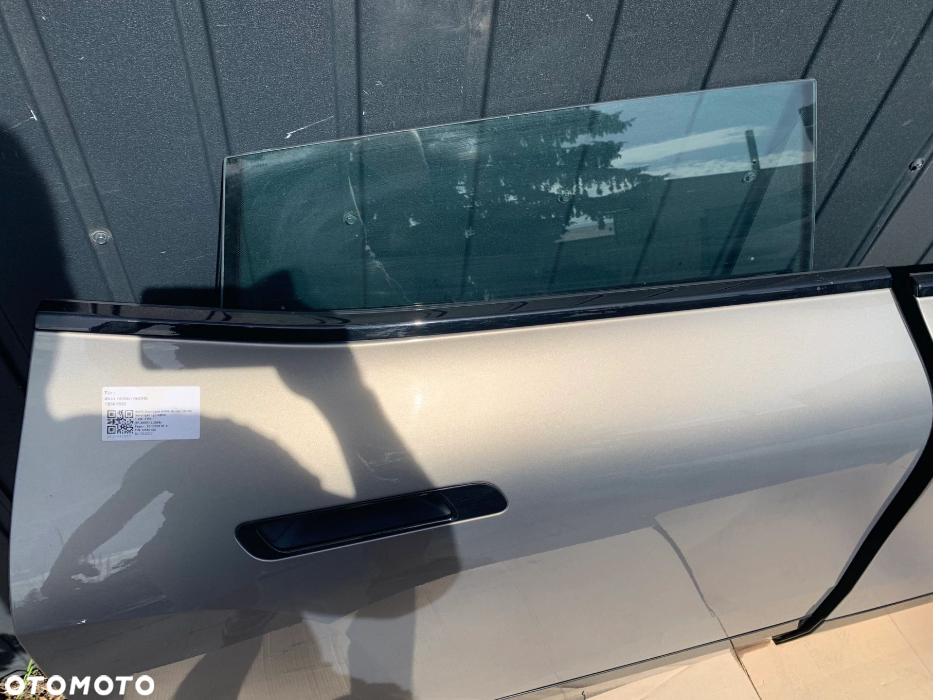 DRZWI PRAWA STRONA PRZÓD TYŁ BMW iX I20 C4A OXIDE GREY II METALLIC - 9