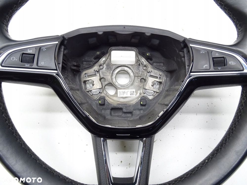 KIEROWNICA SKÓRA MULTI MULTIFUNKCJA SKODA OCTAVIA III 3V0419091L - 4