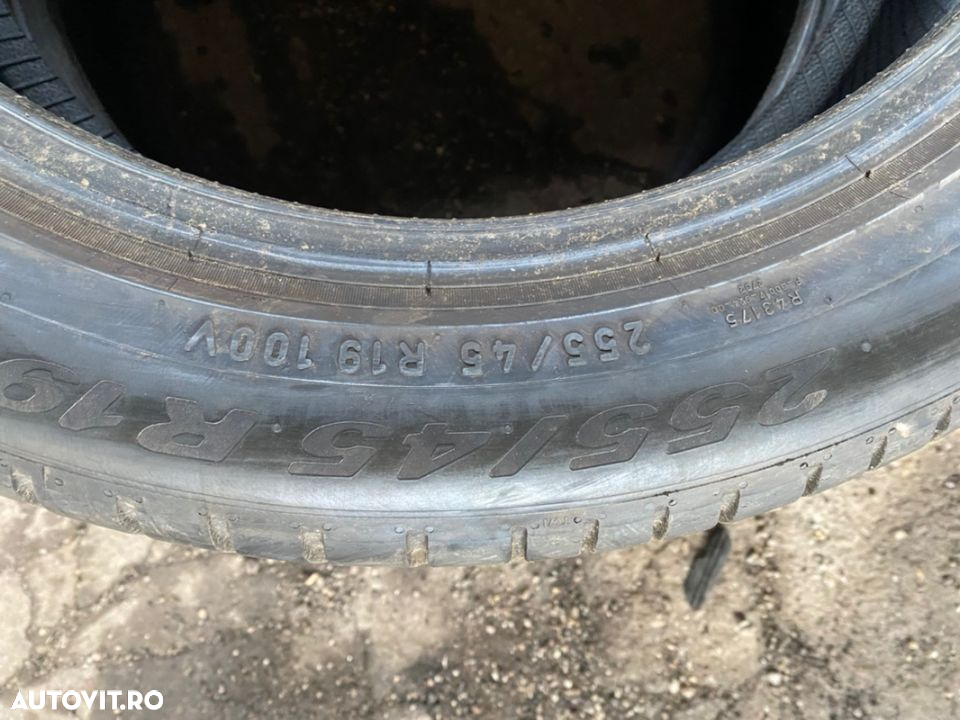 vand 2 anvelope 255/45/19 pirelli de vară ca noi - 2