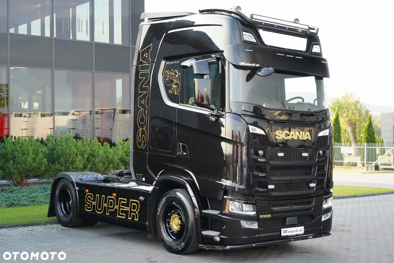 Scania S 500 / RETARDER / KLIMA POSTOJOWA / CAŁA NA PODUSZKACH / OPONY 100% / NAVI / PO KONTRAKCIE SERWISOWYM - 3