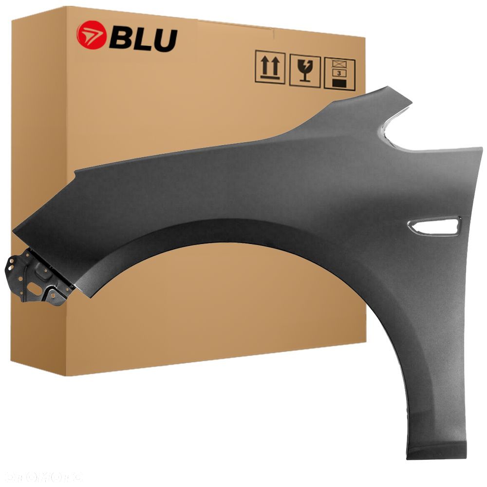 BLU Błotnik OPEL ASTRA J 4 IV Z177 lewy szary 09-19 przód CarbonGrau - 1