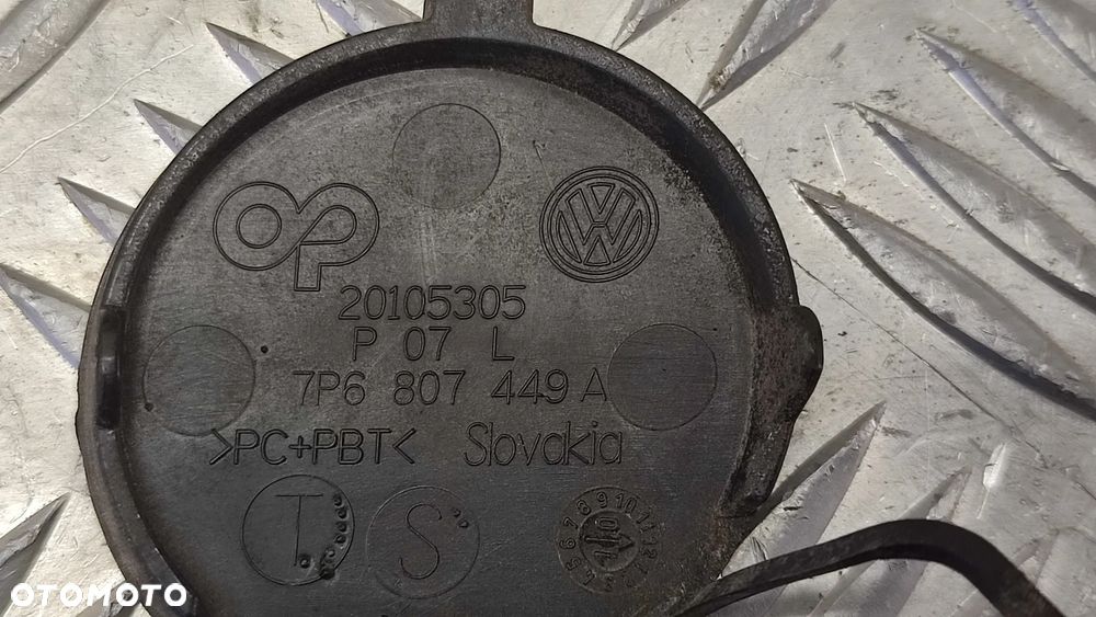 VW TOUAREG 7P 10-18R ZASLEPKA UCHA HAKA ZDERZAKA CZARNA LC9X  LEWA 7P6807449 A - 6