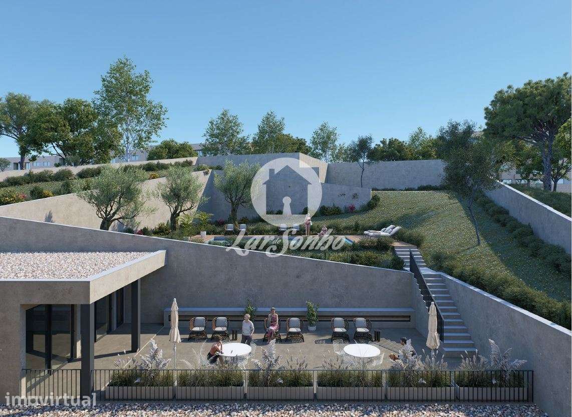 Apartamento T1 em construção, em condomínio fechado com piscina - Grande imagem: 2/13