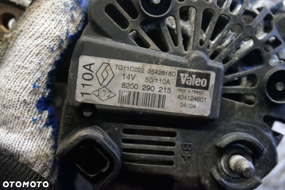 ALTERNATOR LAGUNA II PH1 1.9 DCI 8200290215 110A RENAULT 2001-2005 - 7