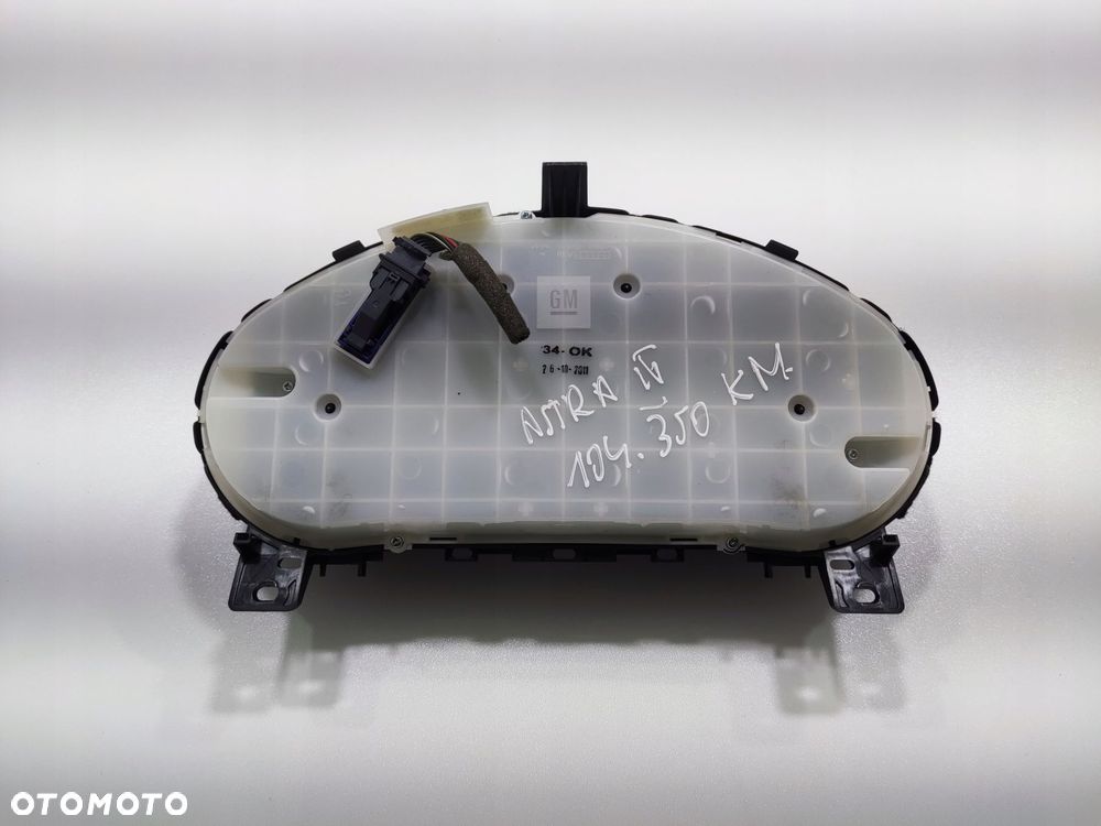 licznik opel astra iv j 1.4 turbo 13374946 2012-2017 lift europa - 5