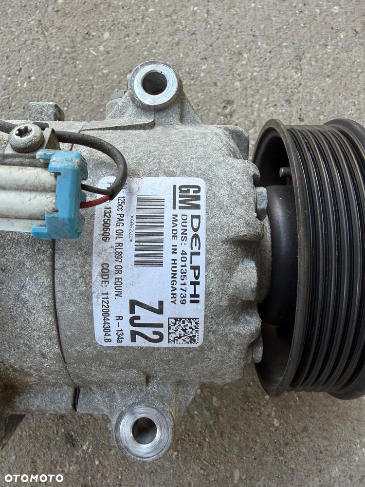 Kompresor sprężarka klimatyzacji Opel Astra J IV Meriva B 13250606 ZJ2 - 2
