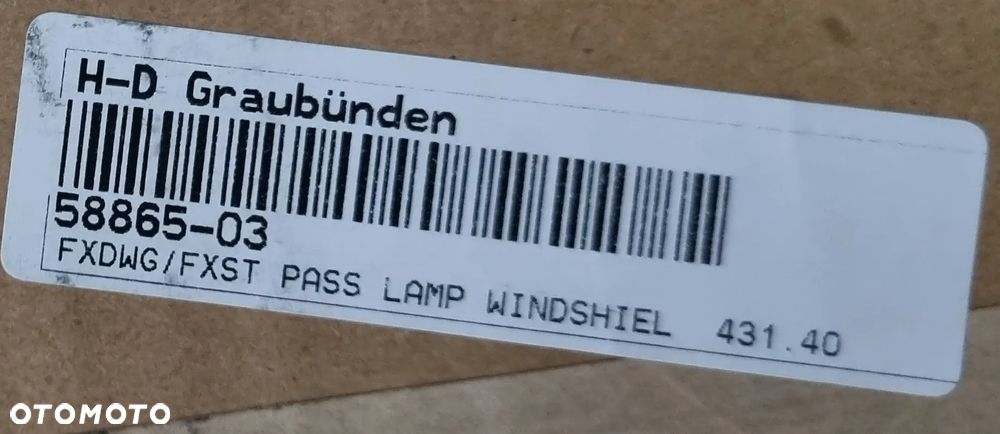 Nowa Harley Davidson Softail Standard Dyna Wide Glide Owiewka Szyba Windshield - 5