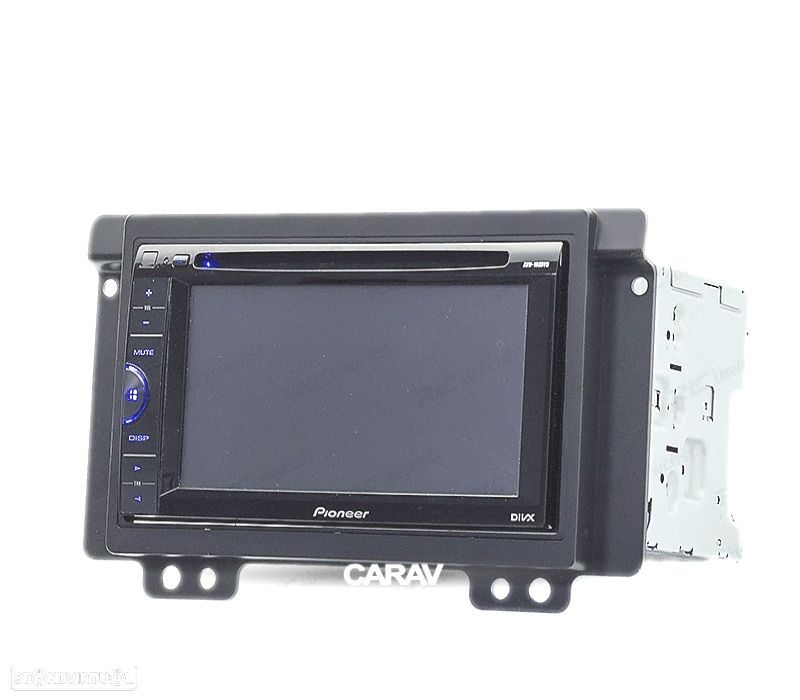 MOLDURA ADAPTADOR PRETO PARA RADIO 2-DIN PARA LAND ROVER FREELANDER 04-07 - 5