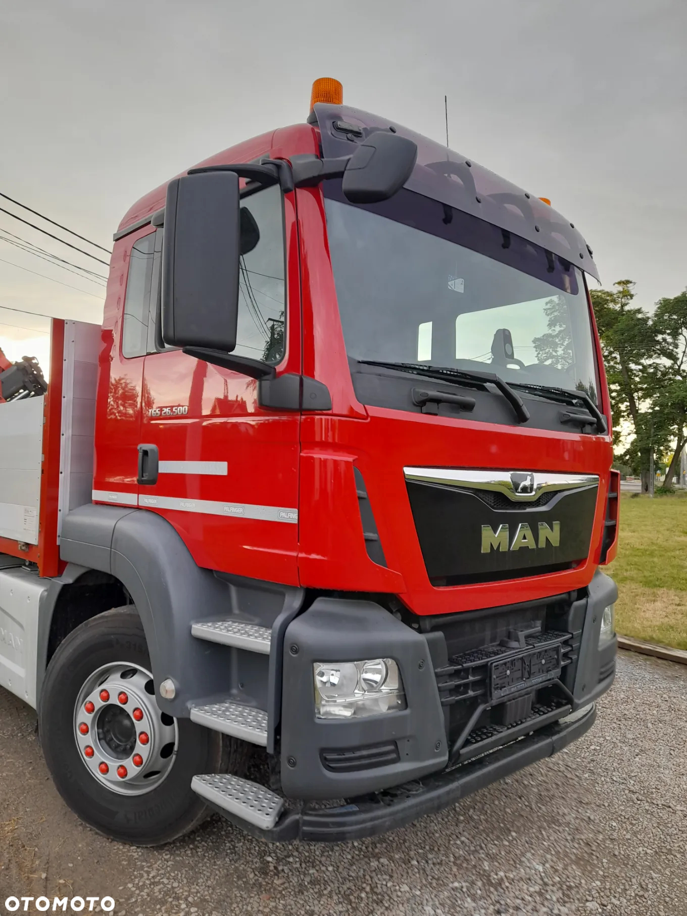 MAN 26-500  6x2 HDS dźwig żuraw PALFINGER składany w ''Z'' Manualna skrzynia biegów !!! OŚ SKRĘTNA PODNOSZONA - Niski przebieg-- - 7
