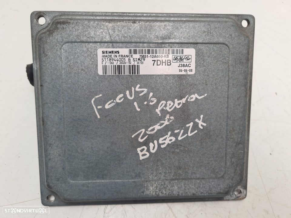 CENTRALINA SIEMENS ORIGINAL S118944005B S118944005 7M5112A650KB 7DHB FORD FOCUS II 2 MK2 1.6 TI HXDA - 2