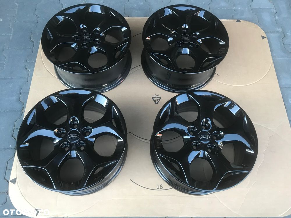 Felgi Ford Mondeo Focus S-Max 16 7x16 5x108 ET50 Czarny Połysk - 2
