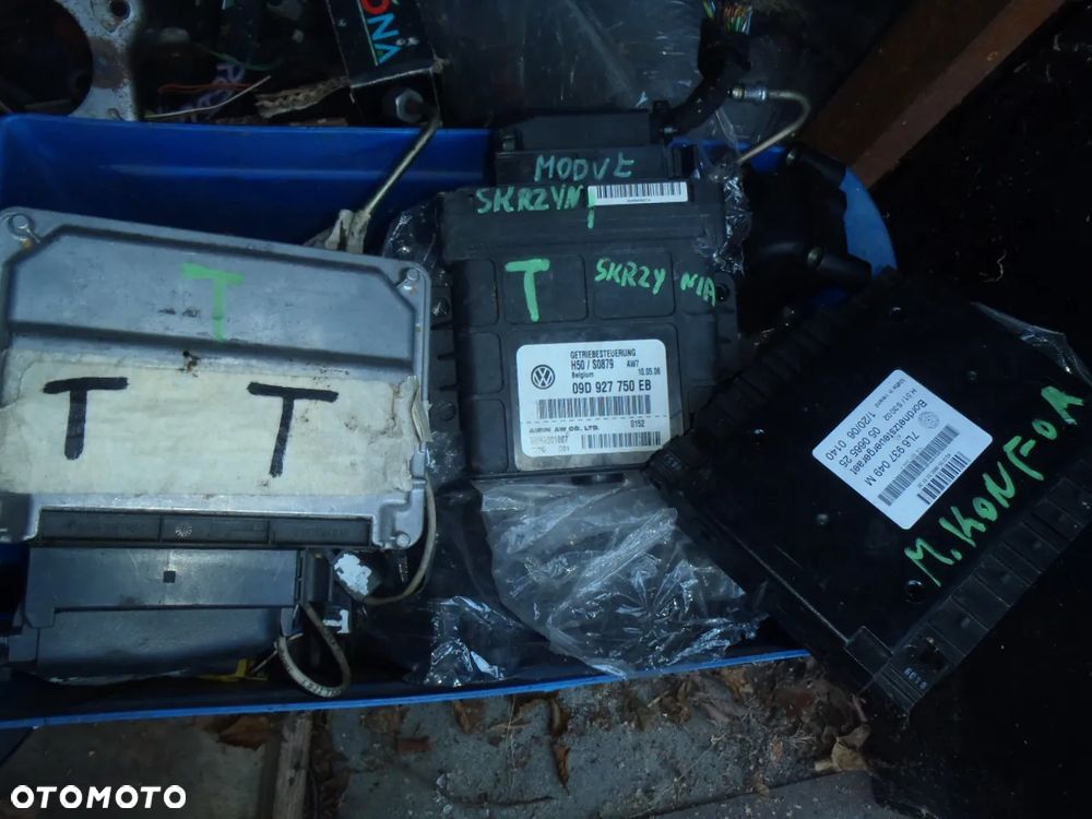 komputer sterownik moduł czujnik uderzenia poziomowania świateł xenon vw touareg audi 7l porsche a8 - 9