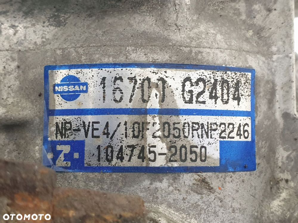 Nissan Cabstar 2.7 TD POMPA WTRYSKOWA paliwa - 2