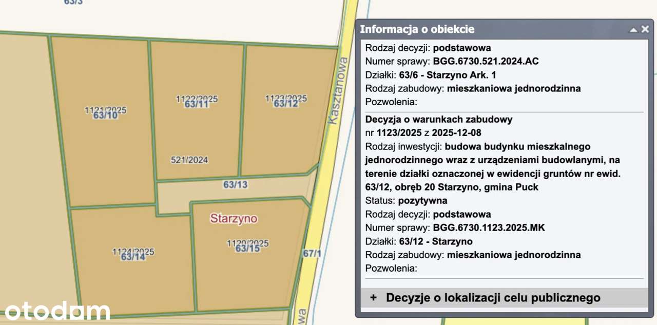 Działki budowlane z WZ w Starzynie od 785 m2 do 1091m2. 10 km do morza - Pełny obrazek: 5/6