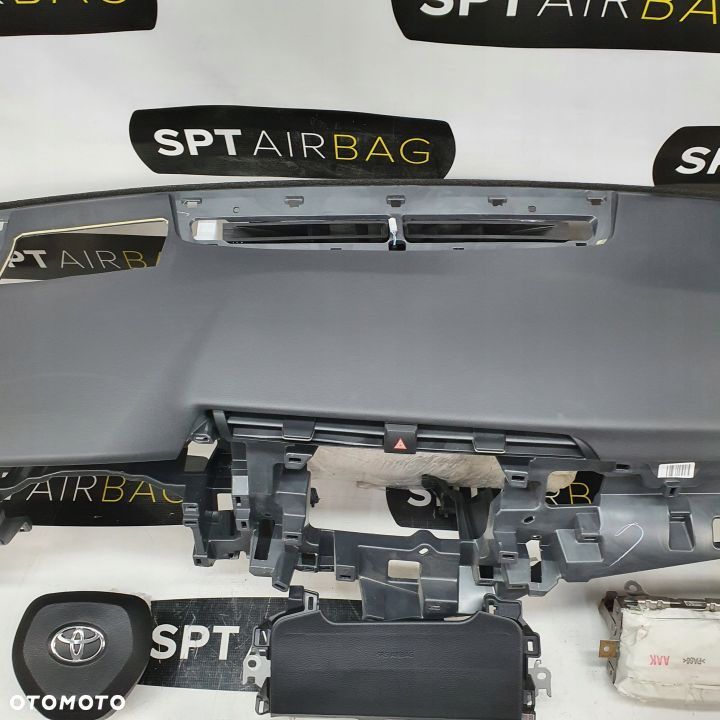 TOYOTA CAMRY DESKA ROZDZIELCZA KONSOLA KOKPIT PULPIT PODUSZKI AIRBAG AIR BAG PASY KIT SET - 3