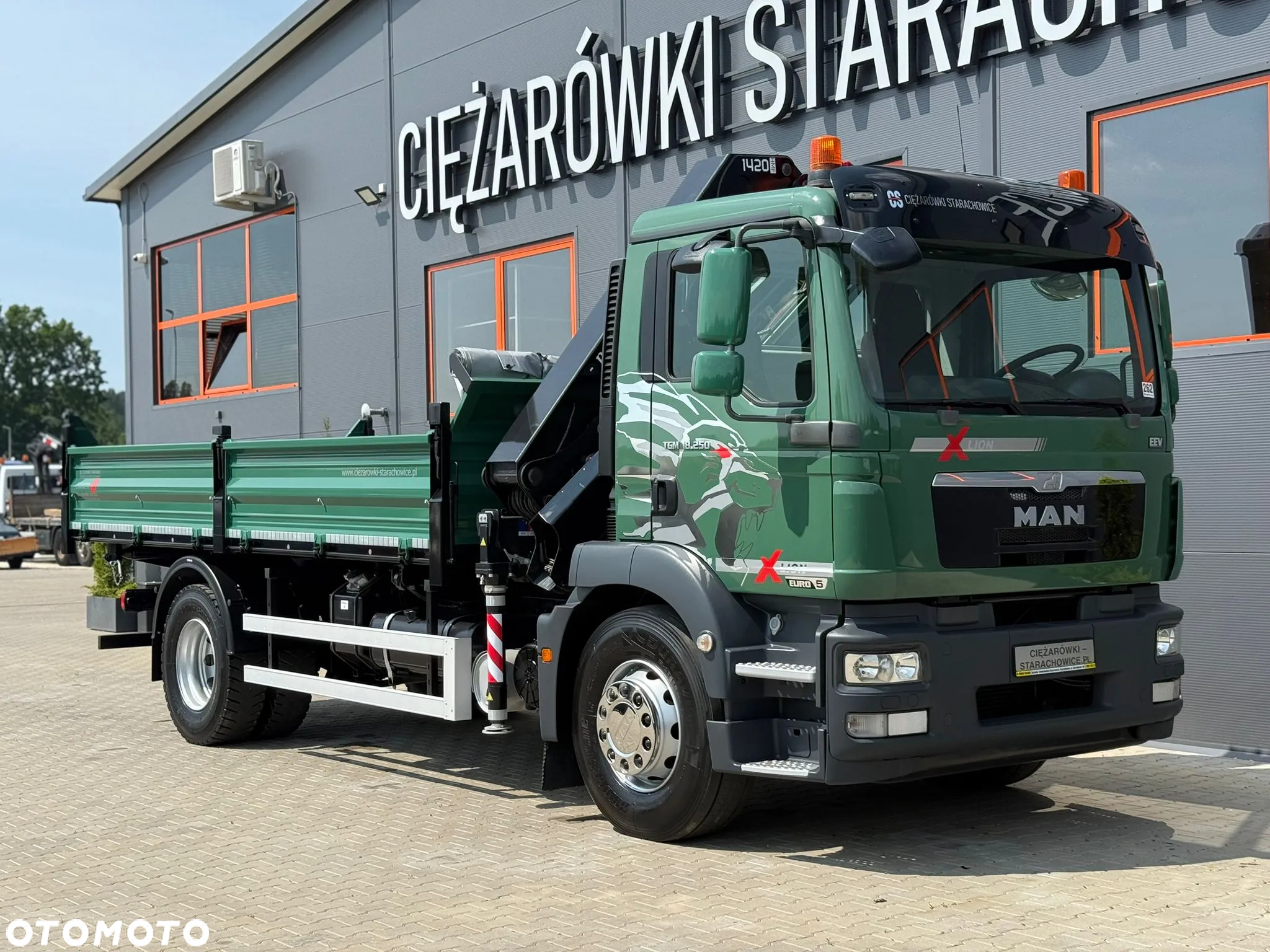 MAN TGM TGL TGS 18.250 // E5 // wywrotka 3-S + HDS HMF 1420 - K2 // budowlanka // energetyka //żuraw dzwig kran crane // Świeżo sprowadzony - 10