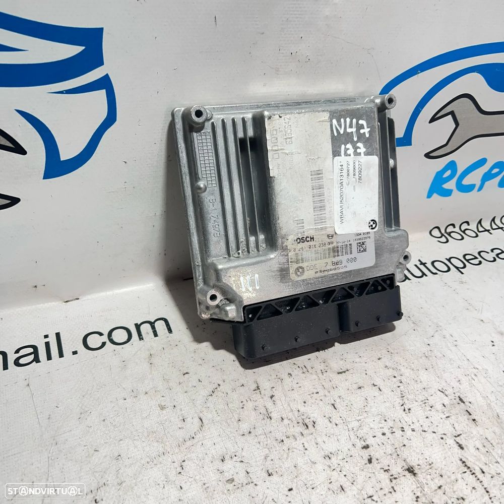 .Centralina Original Motor Bosch BMW 2.0 N47 N47D20 120D 320D 520D 16v 177cv 7 809 000 / 0 281 014 238 - 4