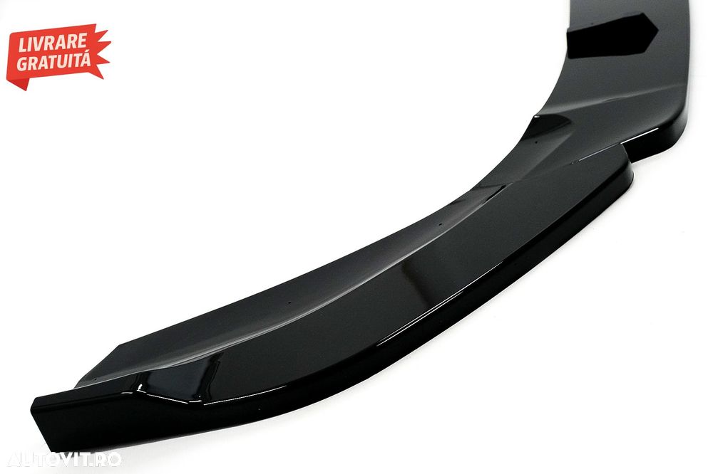 Prelungire Bara Fata Mercedes A-Class W177 V177 Sport-Line / A35 (2018-2022) Negru- livrare gratuita - 9
