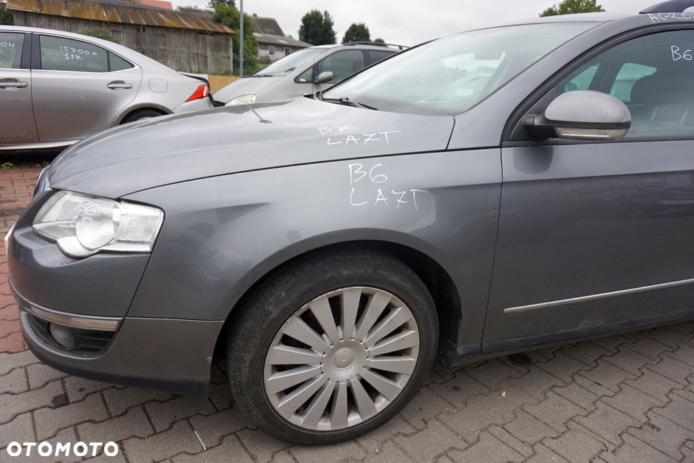MASKA ZDERZAK BŁOTNIKI LAMPY PASSAT B6 LA7T  VOLKSWAGEN 2005-2010 SZARY PRZÓD KOMPLETNY - 10