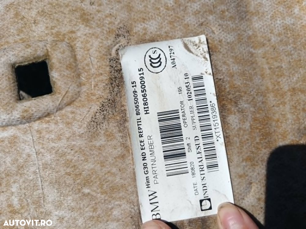 PLAFON INTERIOR BMW SERIA 5 G30 8065009 - 3