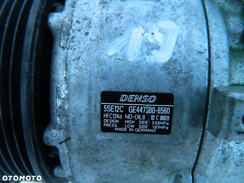Sprężarka Klimatyzacji TOYOTA 447280-6560 - 2