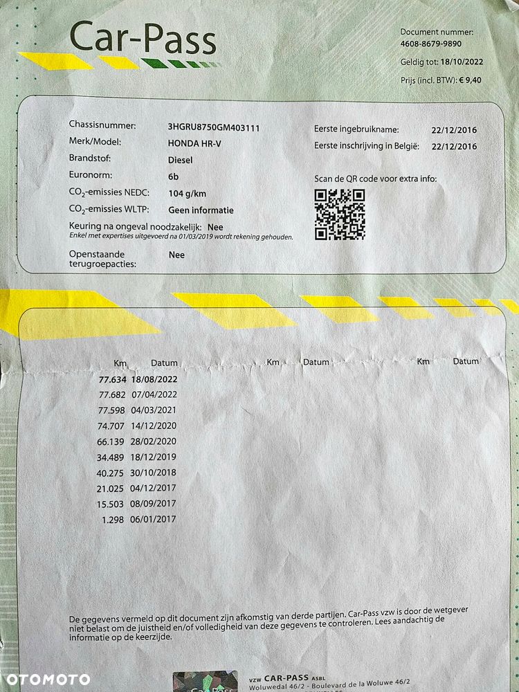 Honda HR-V 1.6 i-DTEC Comfort (Honda Connect+) - 27