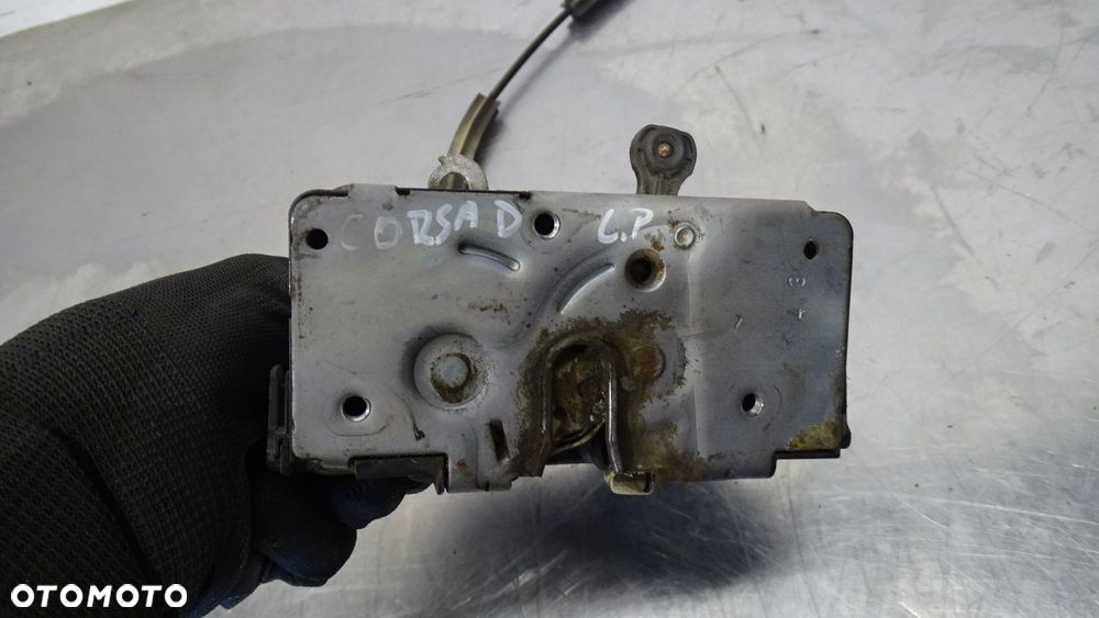 ZAMEK LEWY PRZÓD DRZWI OPEL CORSA D 1.3CDTI 13258271 - 5