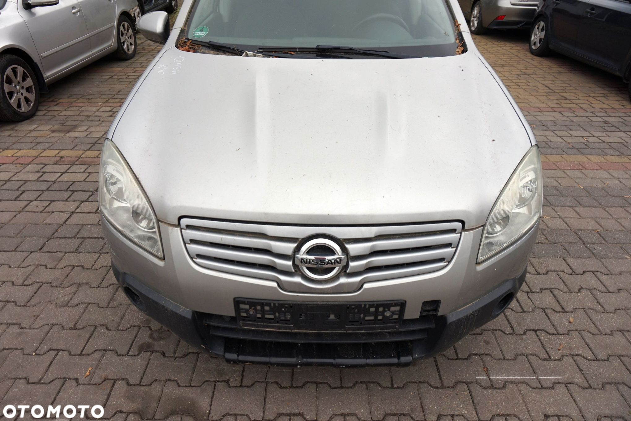 MASKA ZDERZAK BŁOTNIKI LAMPY QASHQAI+2 I J10 KY0  NISSAN 2008-2013 SREBRNY PRZÓD KOMPLETNY - 2