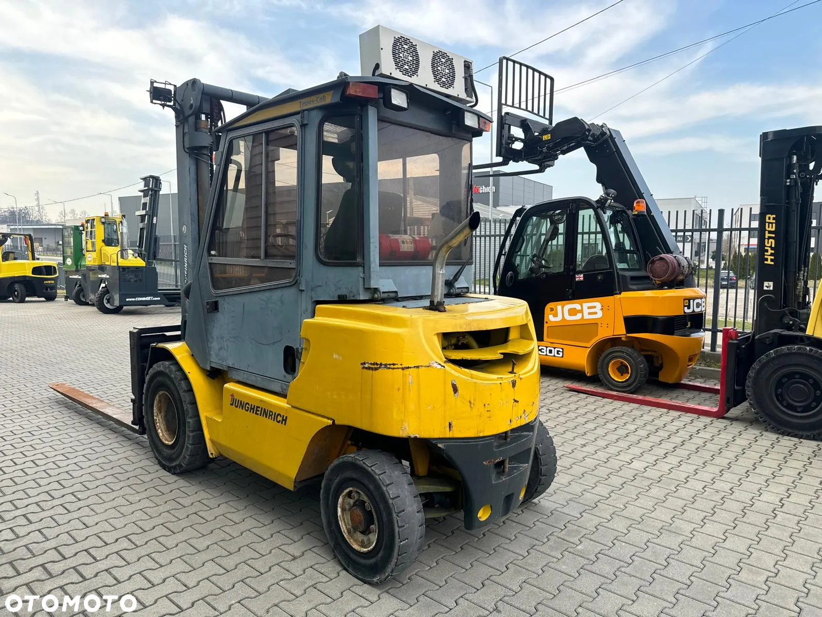 Jungheinrich DFG45/Diesel / Pozycjoner + przesuw / Klimatyzacja / Kabina pełna - 5