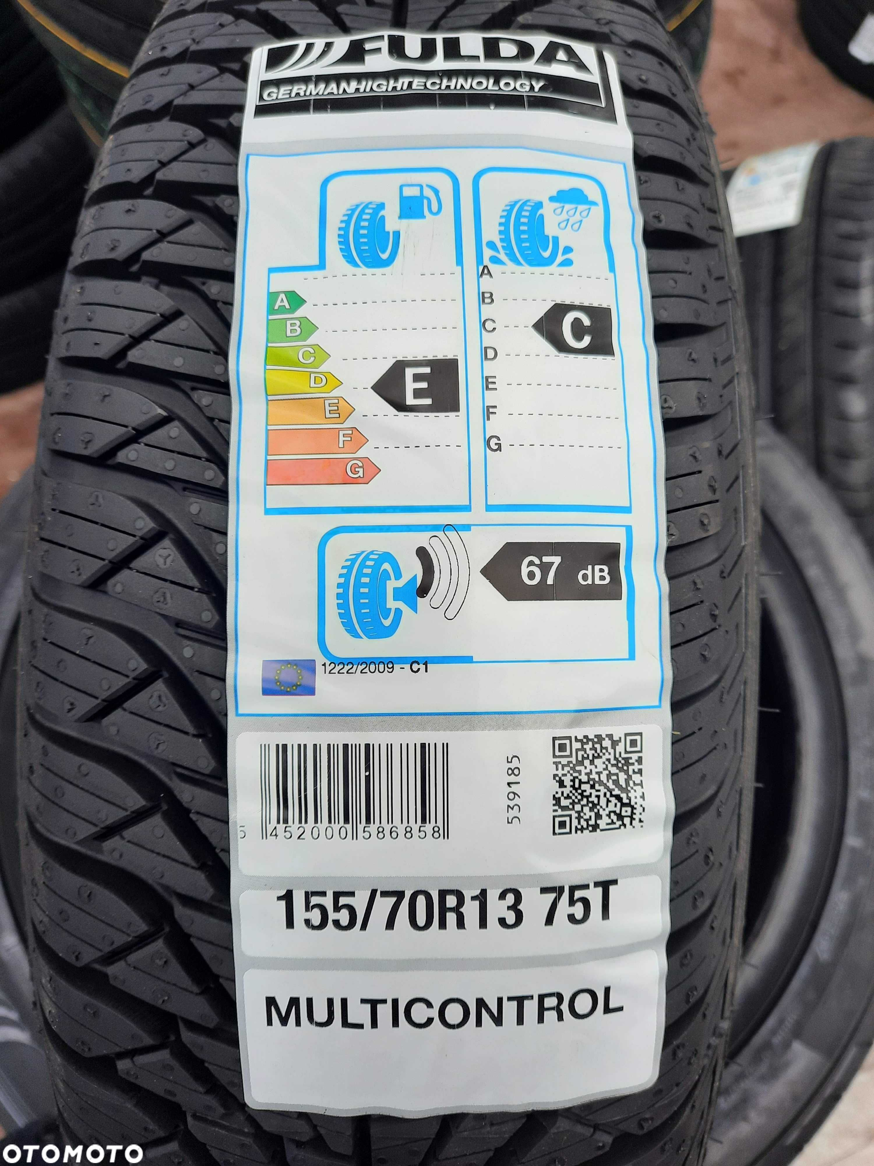 2szt. nowe opony całoroczne 155/70R13 Fulda Multicontrol rok24 - 2