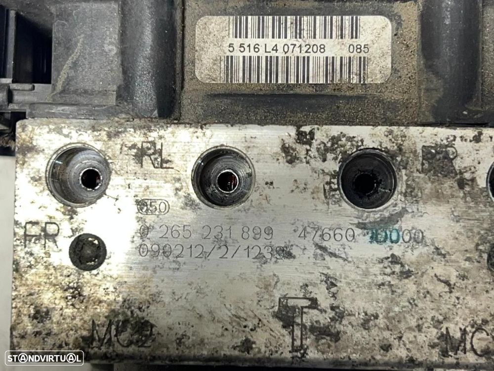 ABS NISSAN QASHQAI I (J10, JJ10) REF. 0265231899 - 6