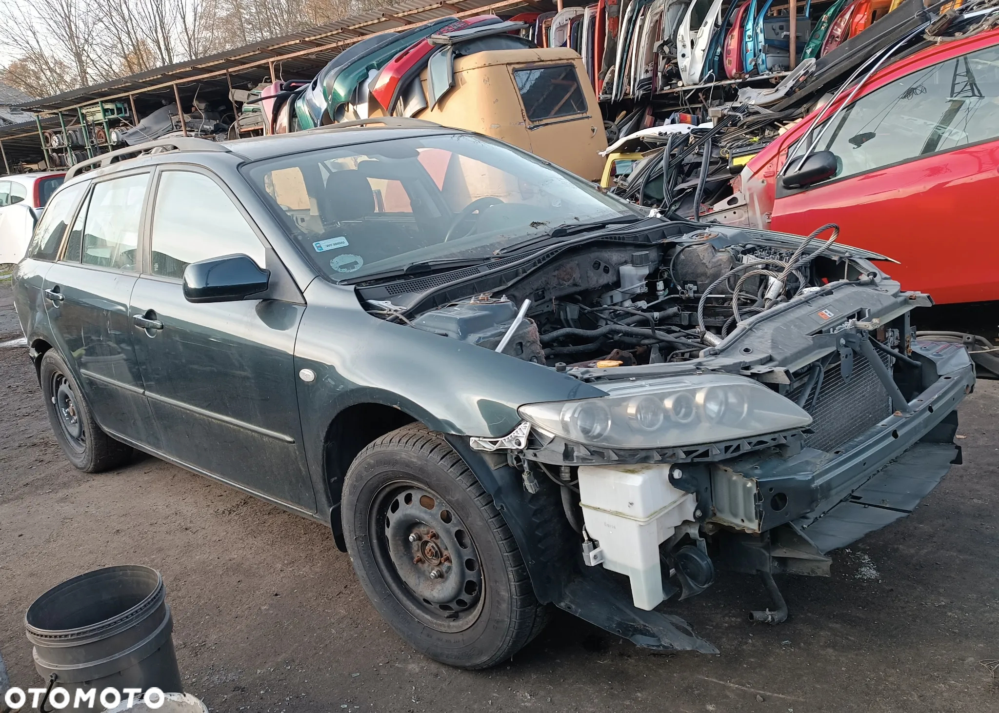 MAZDA 6 I 2002-2008 Szyba Błotniki Drzwi Maska Zawieszenie Silnik Skrzynia Koła - 25