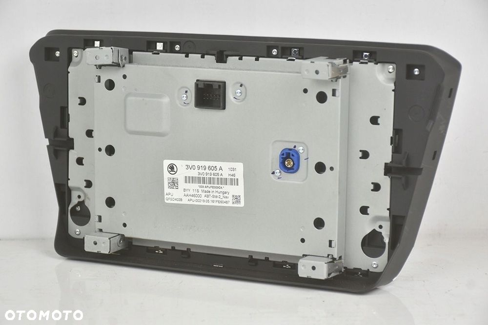 radio * ekran nawigacja skoda superb iii 3v 3v0919605a - 2