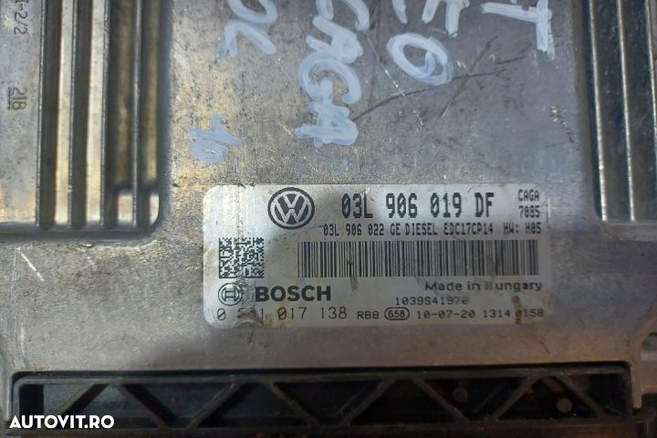 Calculator motor ECU 03L906019DF - 2.0 CAGA 03L906019DF - 2.0 CAGA Se - 3