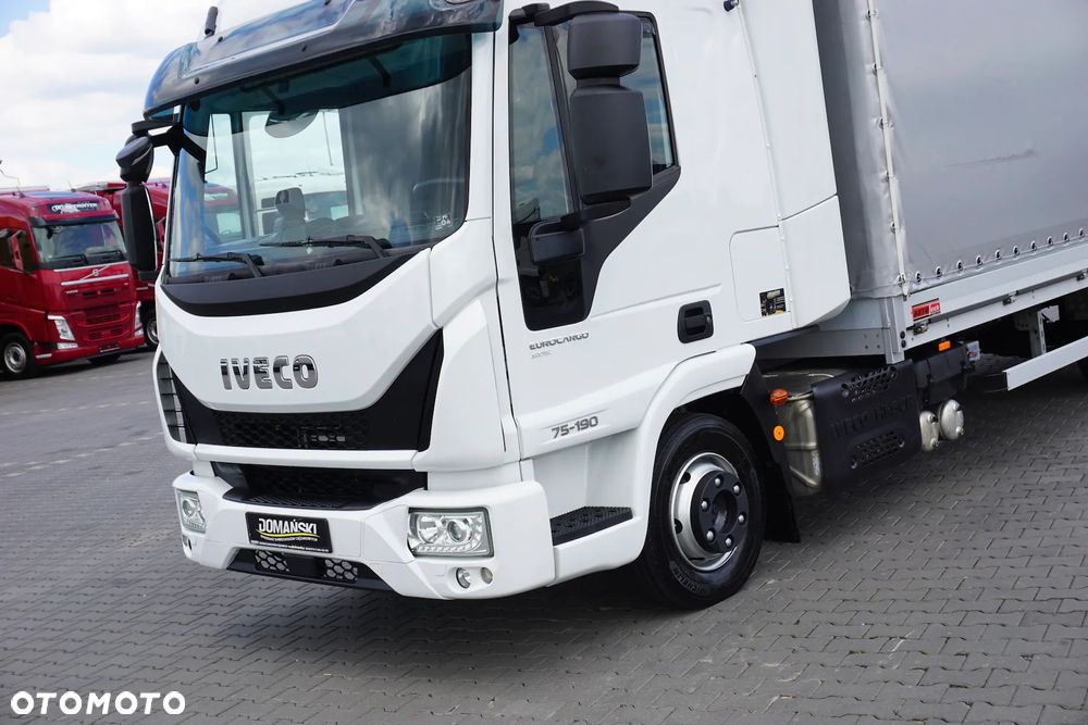 Iveco EUROCARGO / 75 - 190 / ACC / E 6 / BURTO-PLANDEKA / 16 PALET - 20