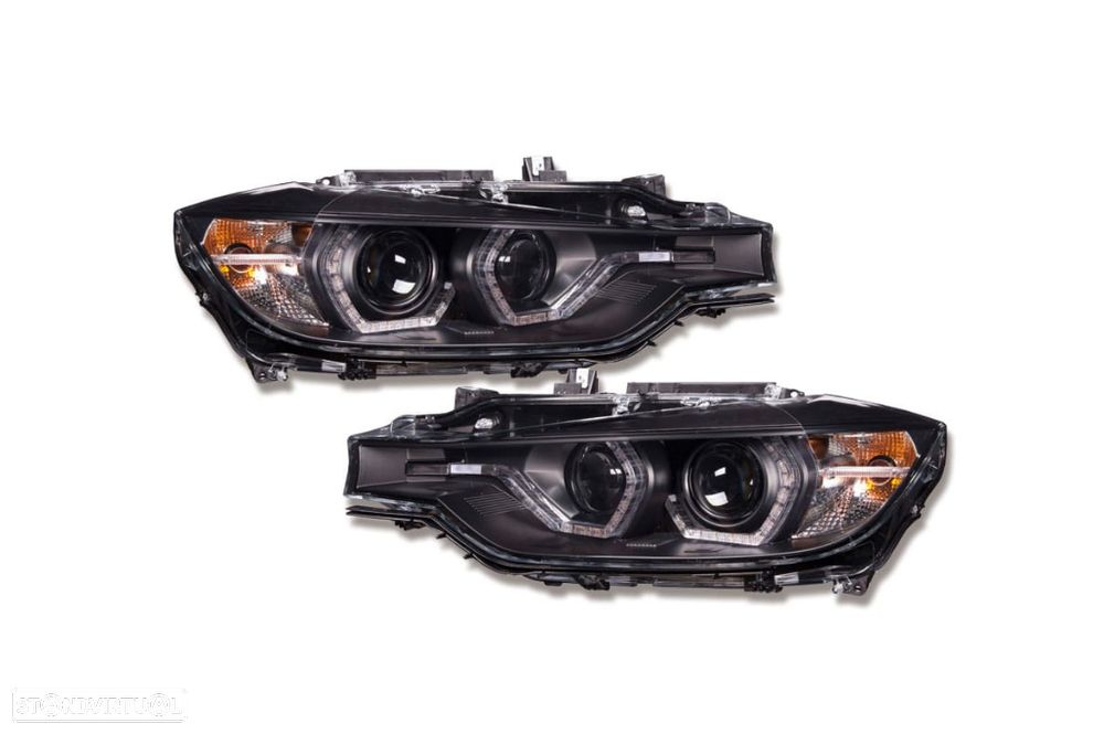 Faróis Bmw Série 3 F30 F31 (2011 a 2018) Look Xenon
