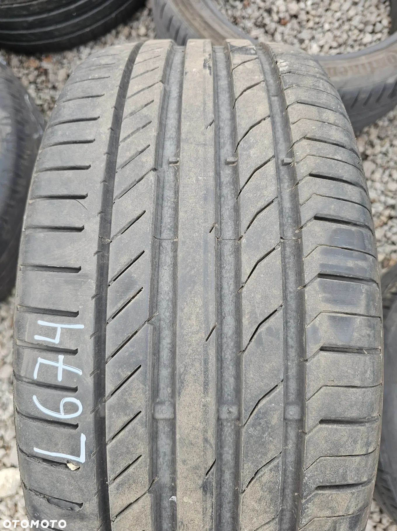 CONTINENTAL 225/45R17 91W CONTISPORTCONTACT 5 SSR (MOE) (1szt.) (1x6,0) (DOT: 1x0822) L674 - 1