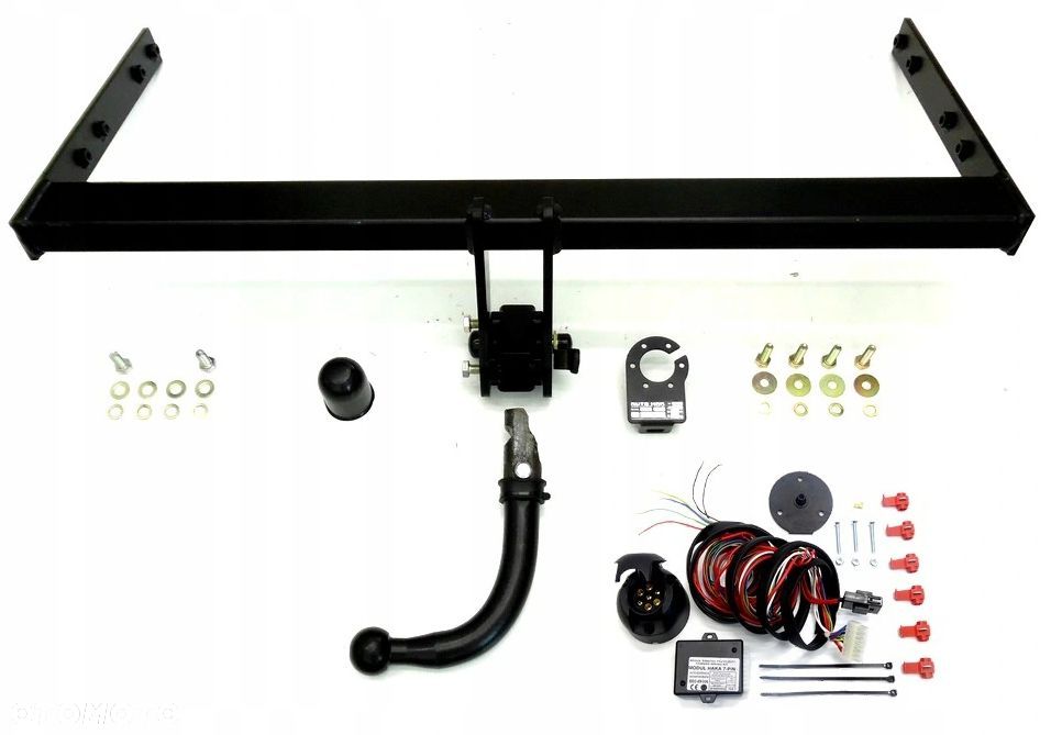SŁUPSK AUTO HAK HOLOWNICZY do AUDI A3 2 II 8P 3+5D od 2008 do 2012 + MODUŁ 7 PIN + WIĄZKA ORYGINAŁ - 7