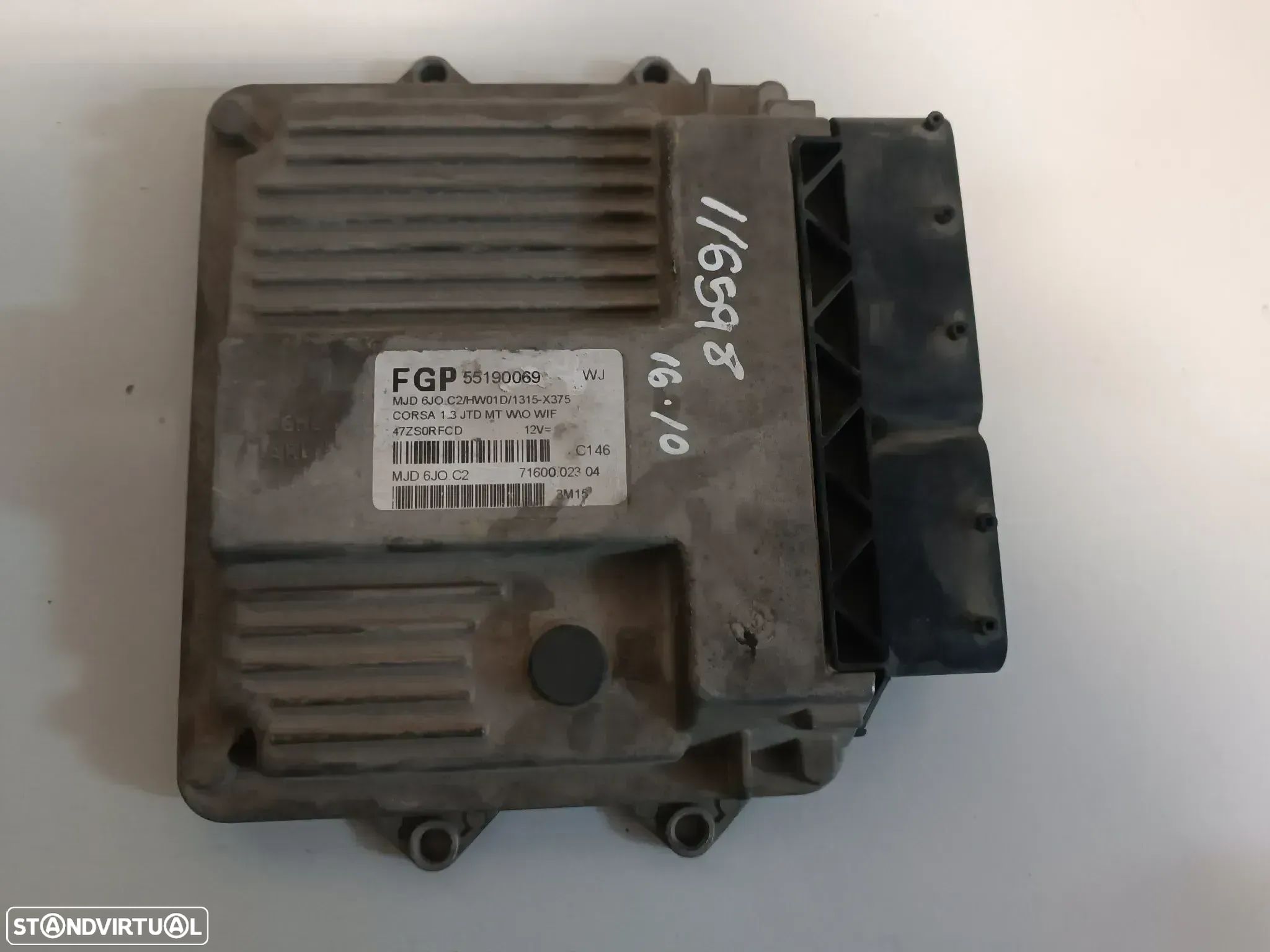 CENTRALINA DO MOTOR OPEL CORSA 1.3CDTI 55190069 WJ MJD6J0C2 - 1