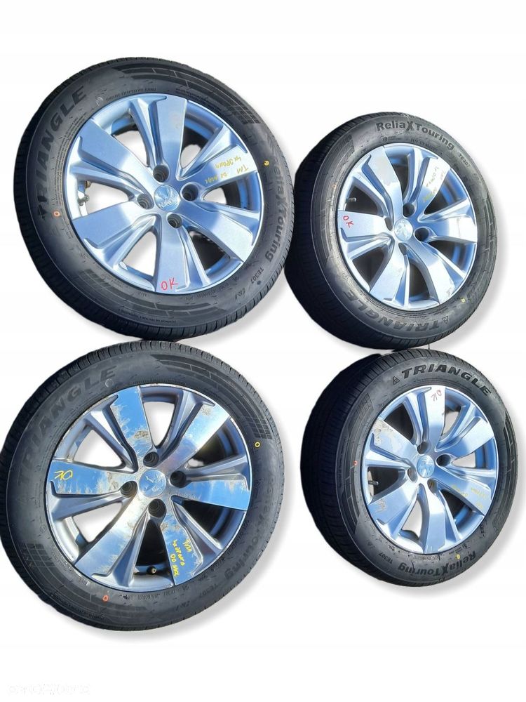 peugeot 2008 i felgi aluminiowe 16" koła lato 195/60r16 9678398177 25r - 1
